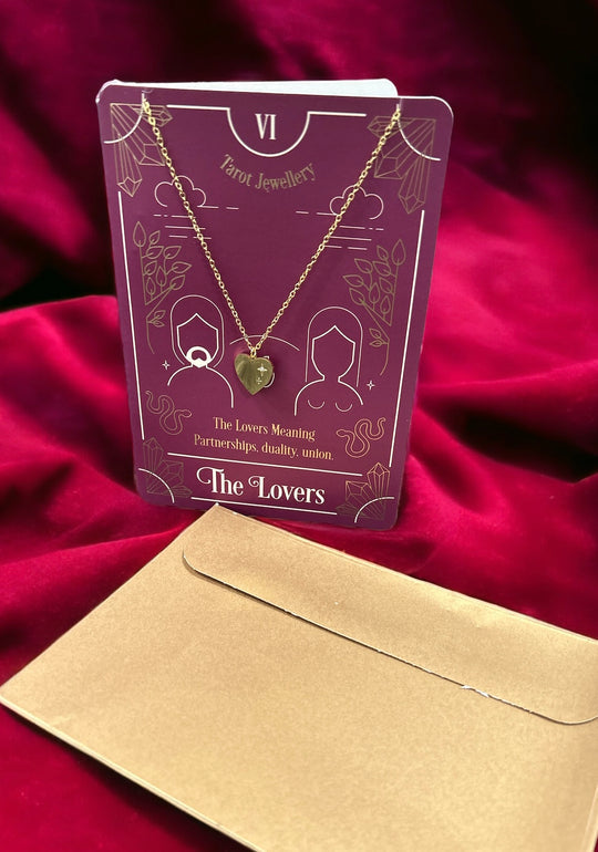 Tarot Necklace Greeting Card With Display