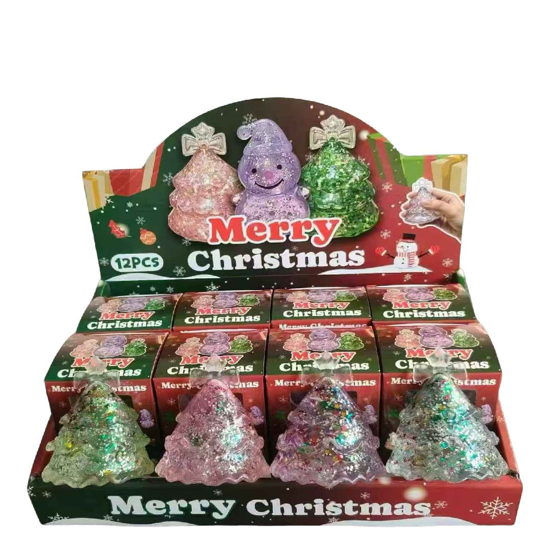Christmas Sugar Filled Tree or Snowman Squishy