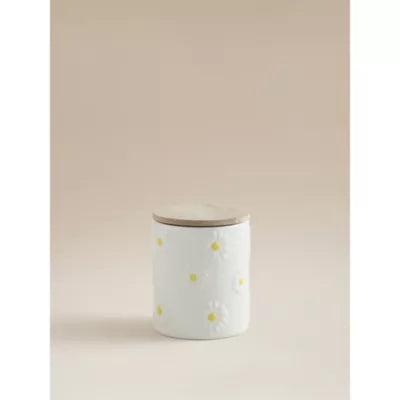 George Home Notes From Nature Daisy Embossed Candle 10.5x8.6cm