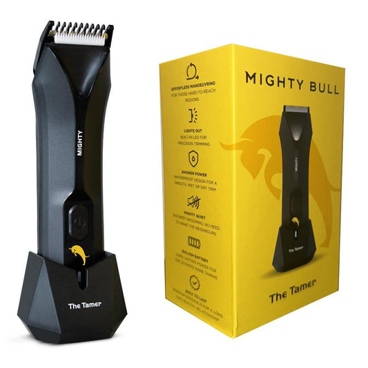 The Tamer Manscaper Body Hair Trimmer for Men & Women, Premium Electric Ball with Waterproof Groin Shaver. Zero-Gap Precision, 120 Min Runtime, USB-C Rechargeable Wet/Dry Body Groomer