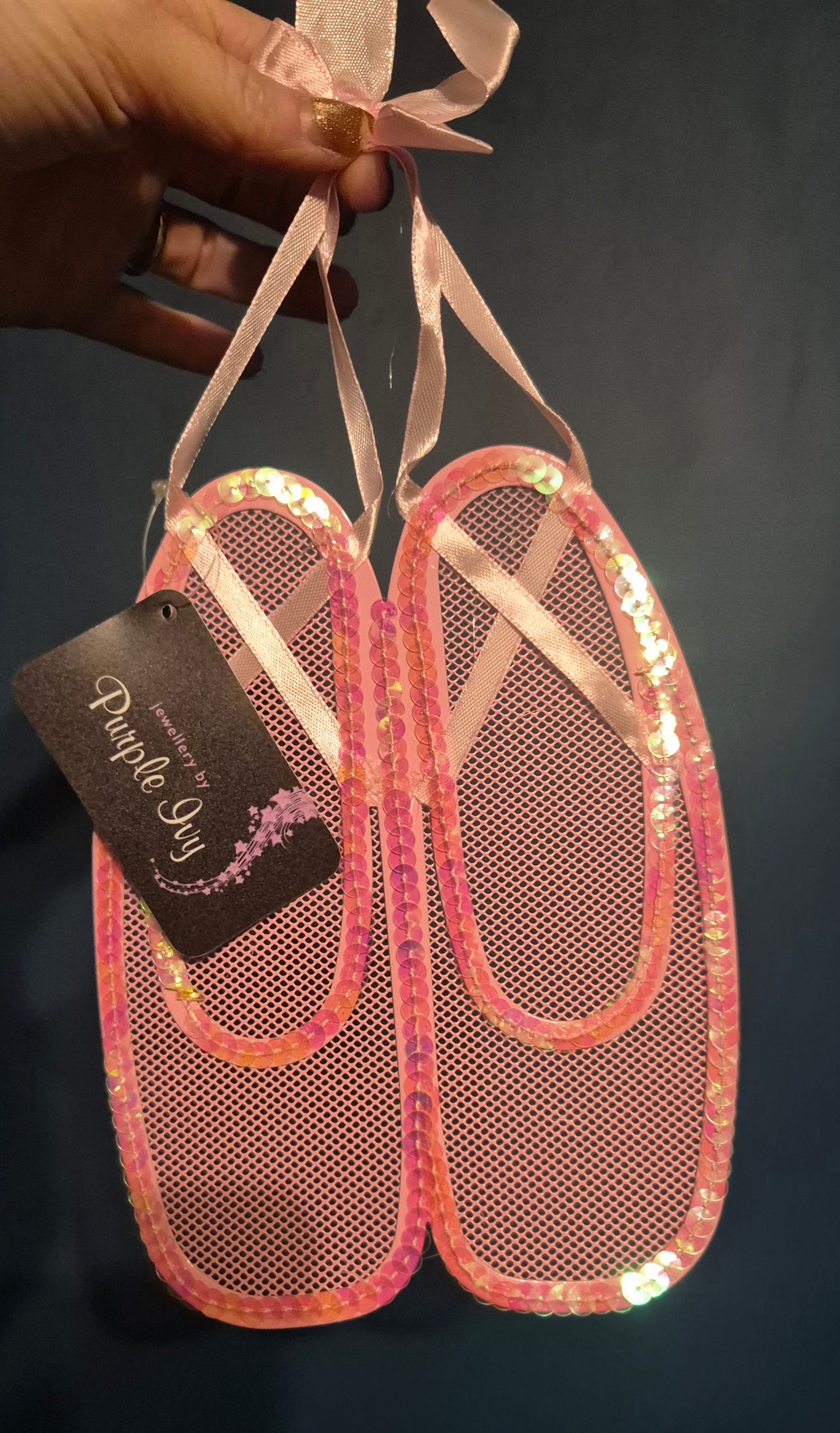 Ballet Shoe Hanging Earring Holder