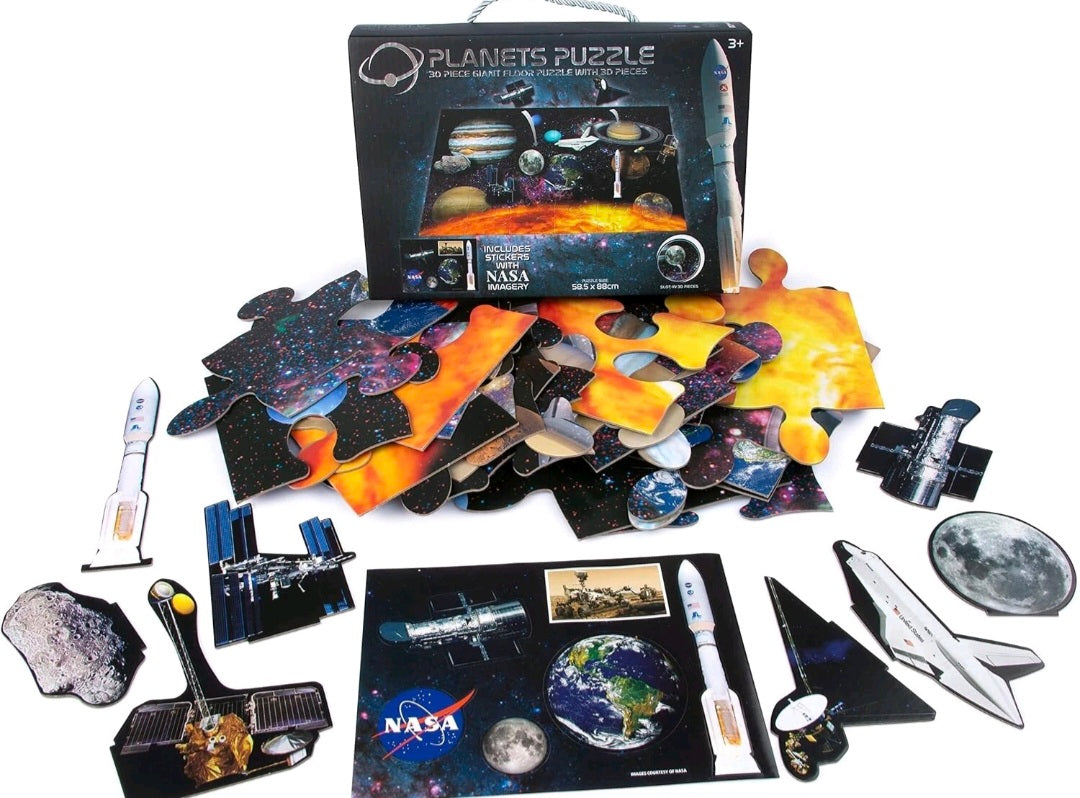 abeec NASA Giant 3D Floor Puzzle - Giant Floor Puzzle - Solar System For Kids -