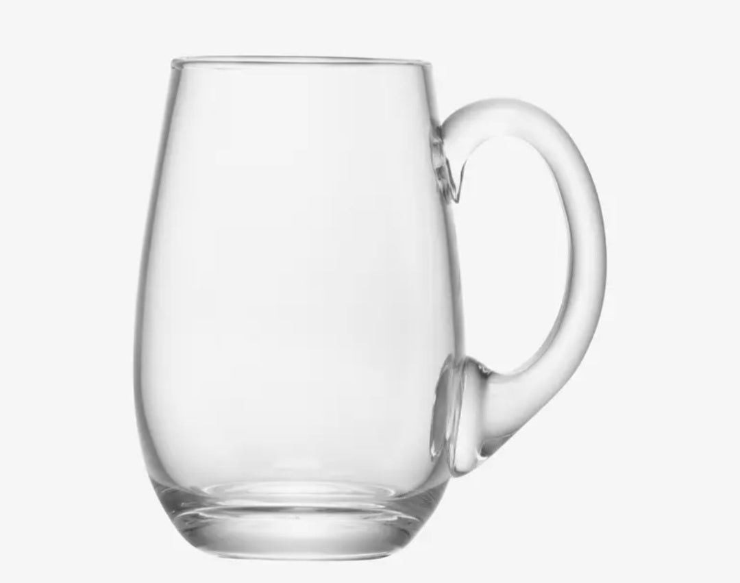 Bar Beer Tankard Curved 750ml