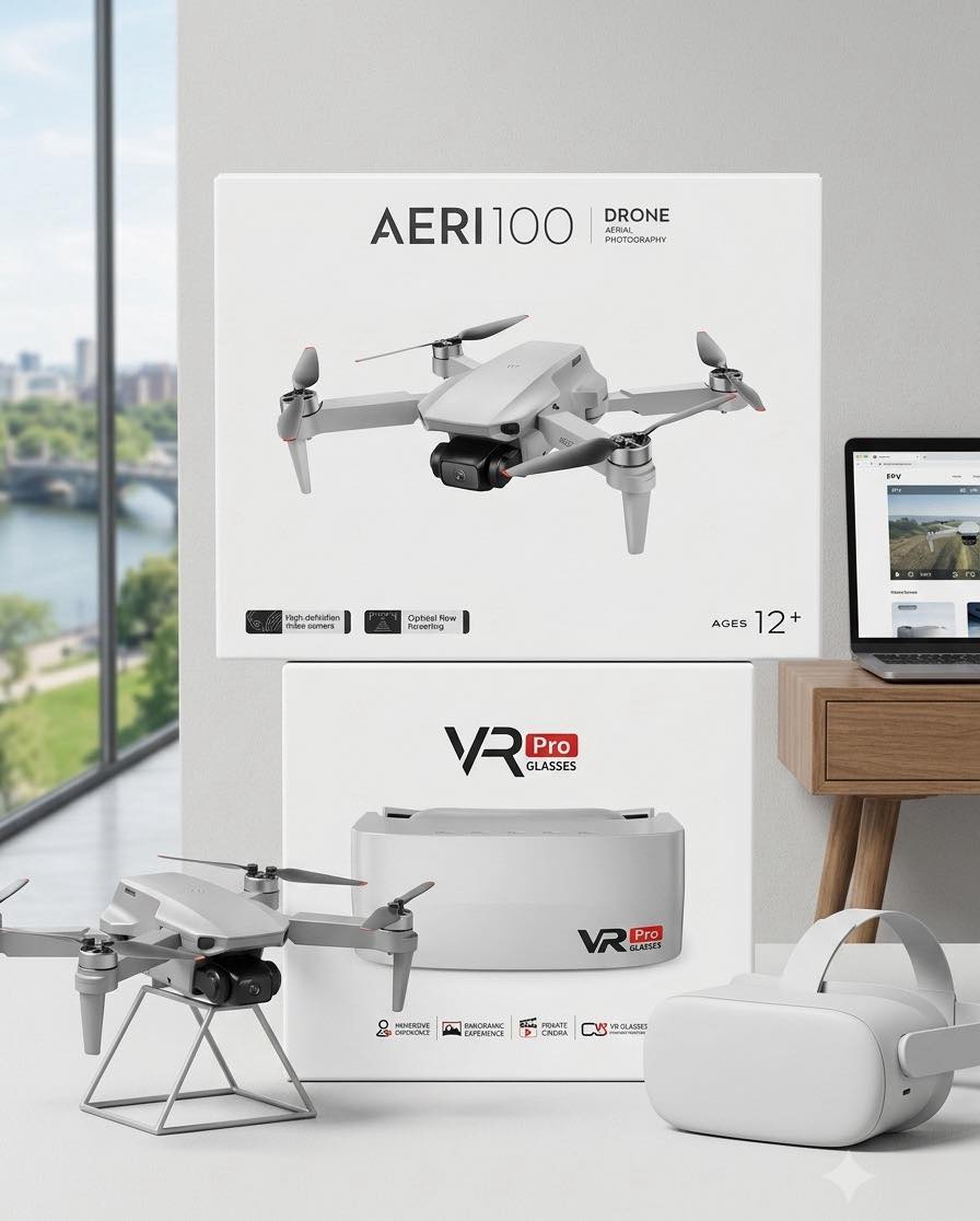 Aerial Photography Drone With VR Pro Glasses
