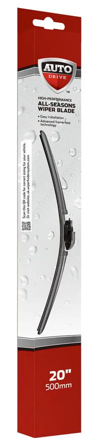 Auto Drive 20" Universal Wiper Blade 5 in 1 Adaptor Car Window Wiper