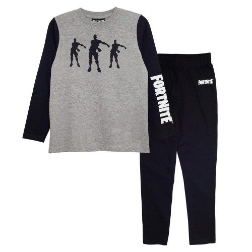 Grey Fortnite Children's Pyjamas Sizes 9-10 to 14-15