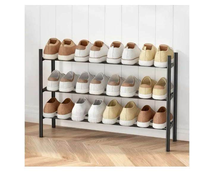 3 Tier Extendable Shoe Rack