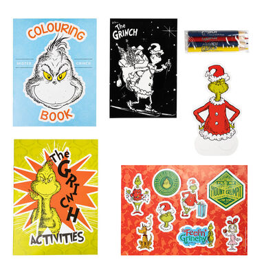 The Grinch Activity & Velvet Art Set