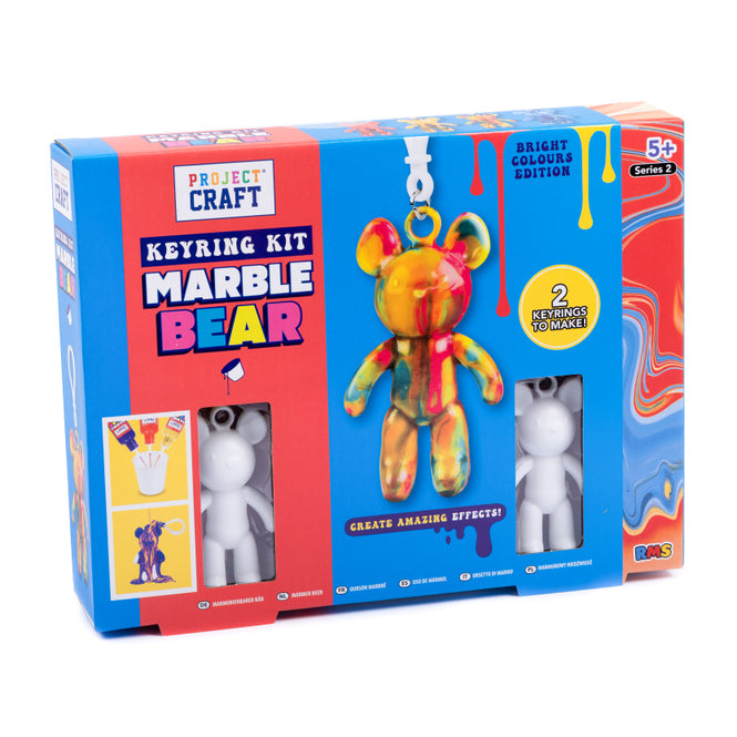 Marble Bear Keyring Kit, 2 Different Designs