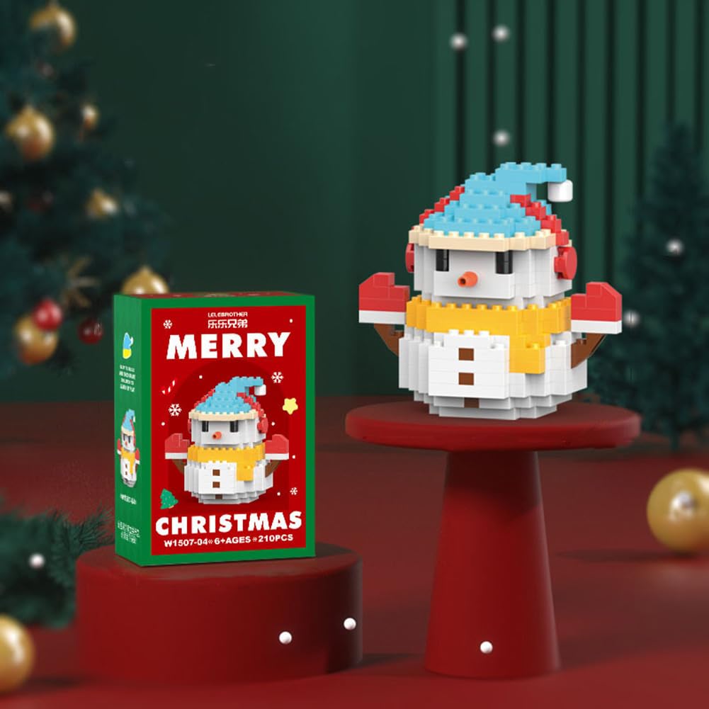 Merry Christmas Mini Bricks - Various Figures