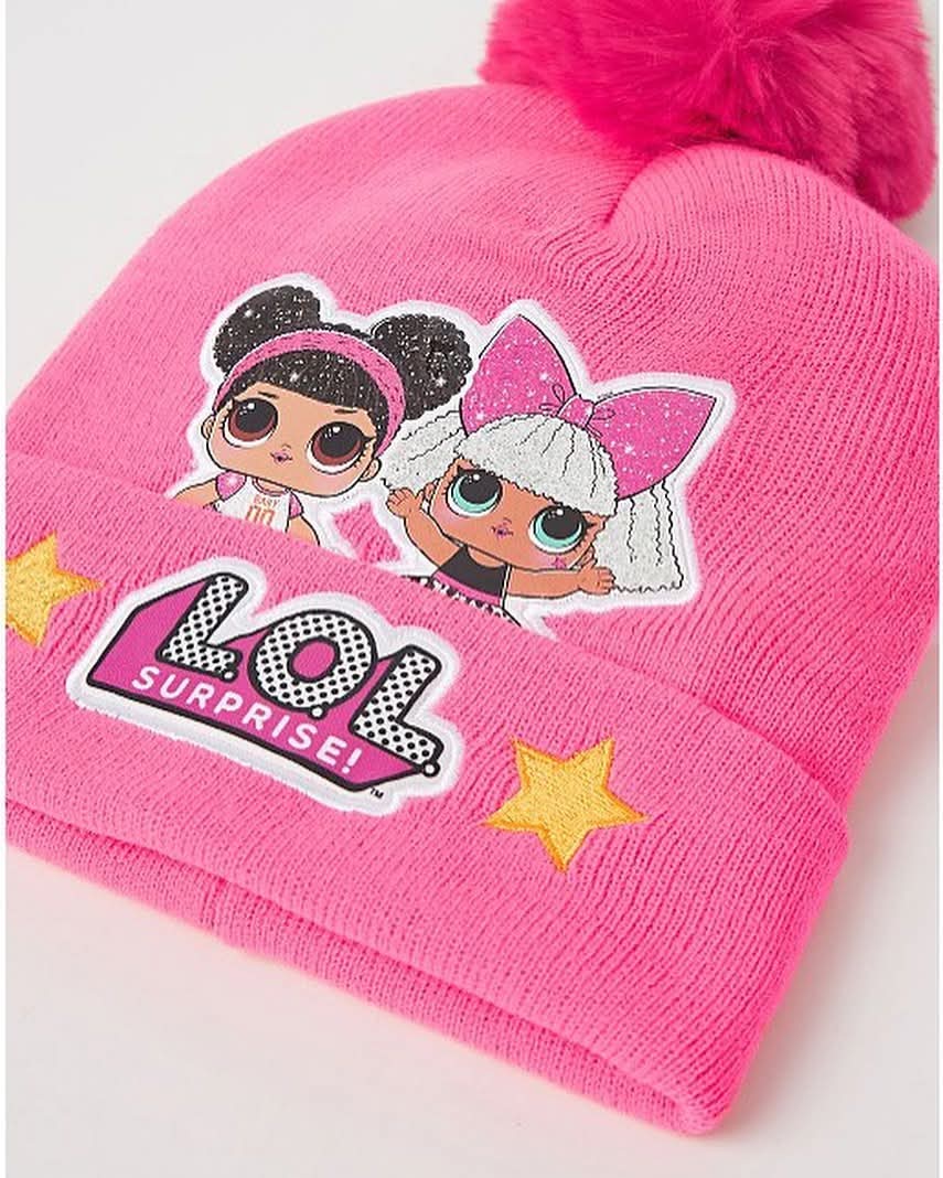 LOL Beanie Hat & Gloves Set. One Size