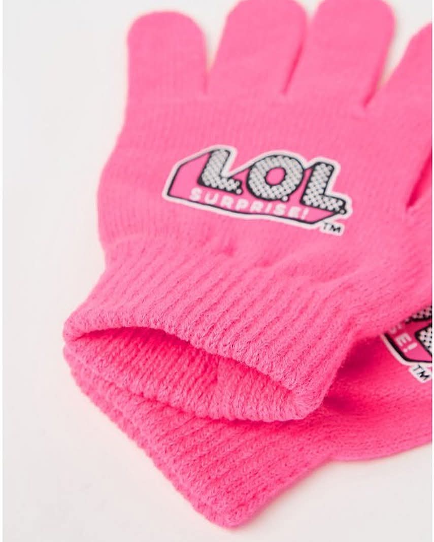 LOL Beanie Hat & Gloves Set. One Size