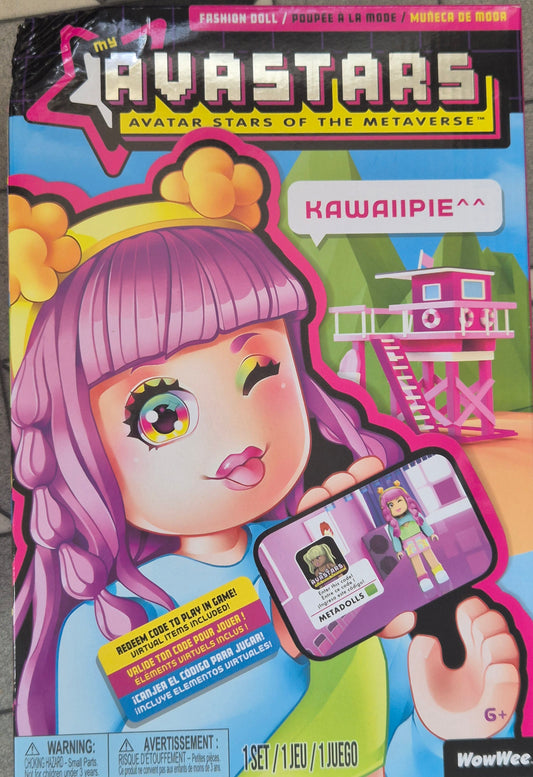 Personalize 100+ Looks, My Avastars Kawaiipie 11" Fashion Doll with Extra Outfit