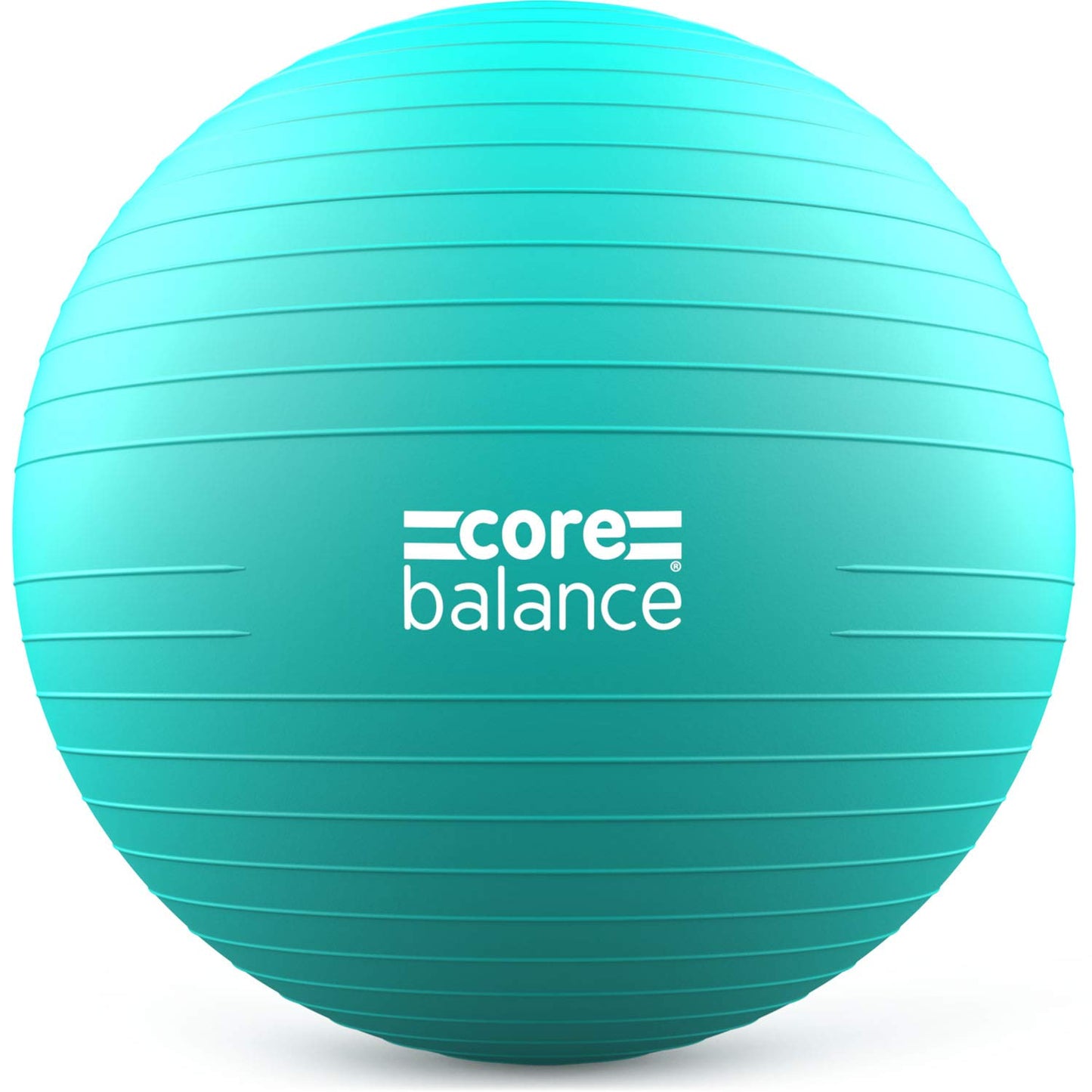 Core Balance Anti Burst Gym Ball, 55-85cm With Hand Pump 75cm, Teal