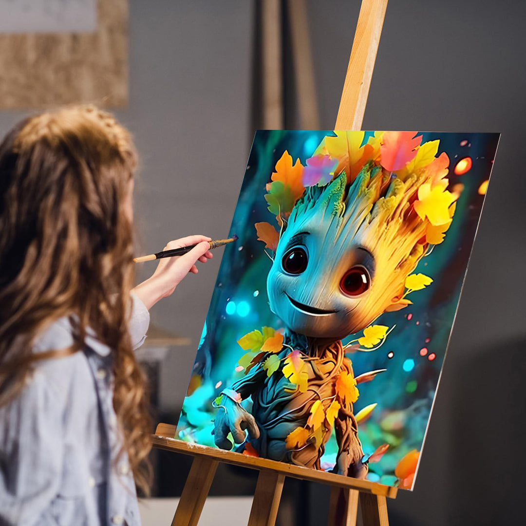 Paint by Numbers Groot DIY 40x50 cm Guardians Canvas