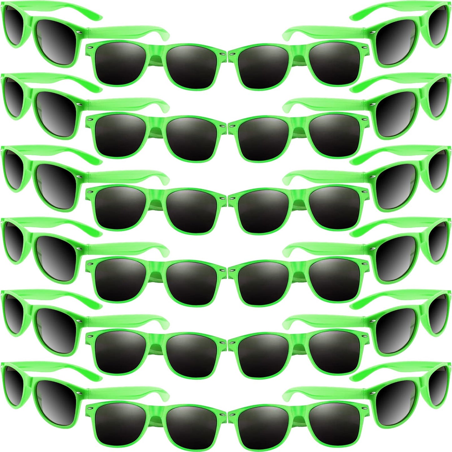 MIAHART 24 Pack Kids Sunglasses Party Glasses Bulk Goody Bag Fillers for Boys and Girls Birthday Party Supplies