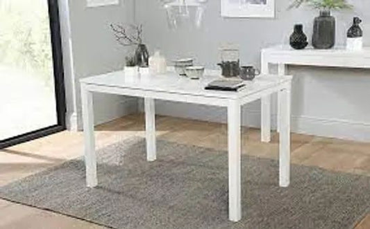 Milton Dining Table White 120cm