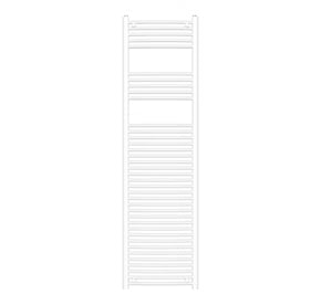 Flomasta 1800mm x 500mm 2496BTU White Curved Towel Radiator
