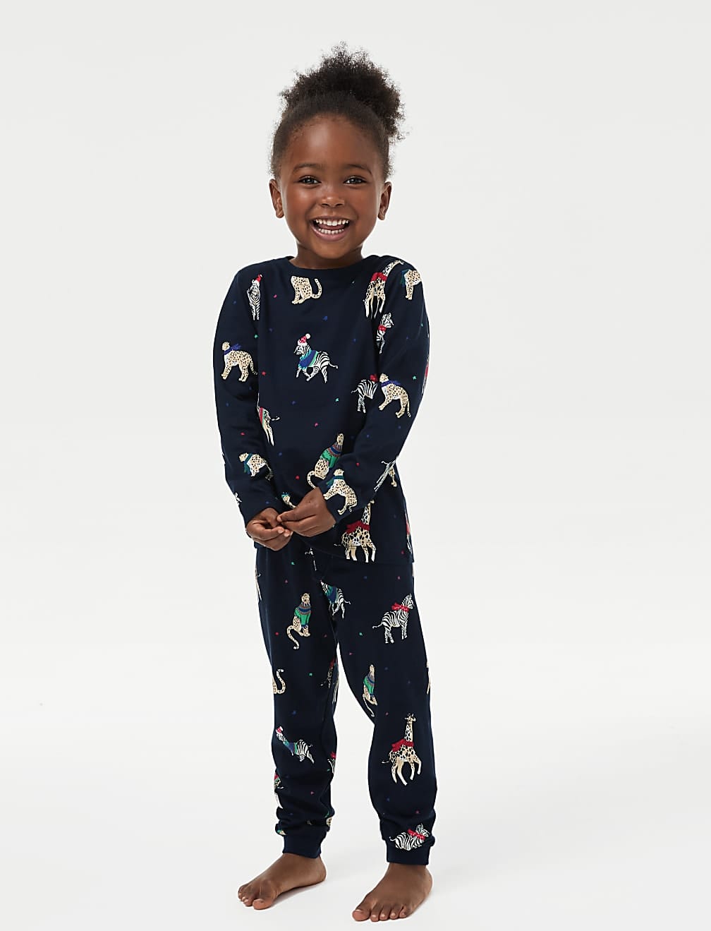 MS Cosy Christmas Childrens Pyjamas 100% Cotton