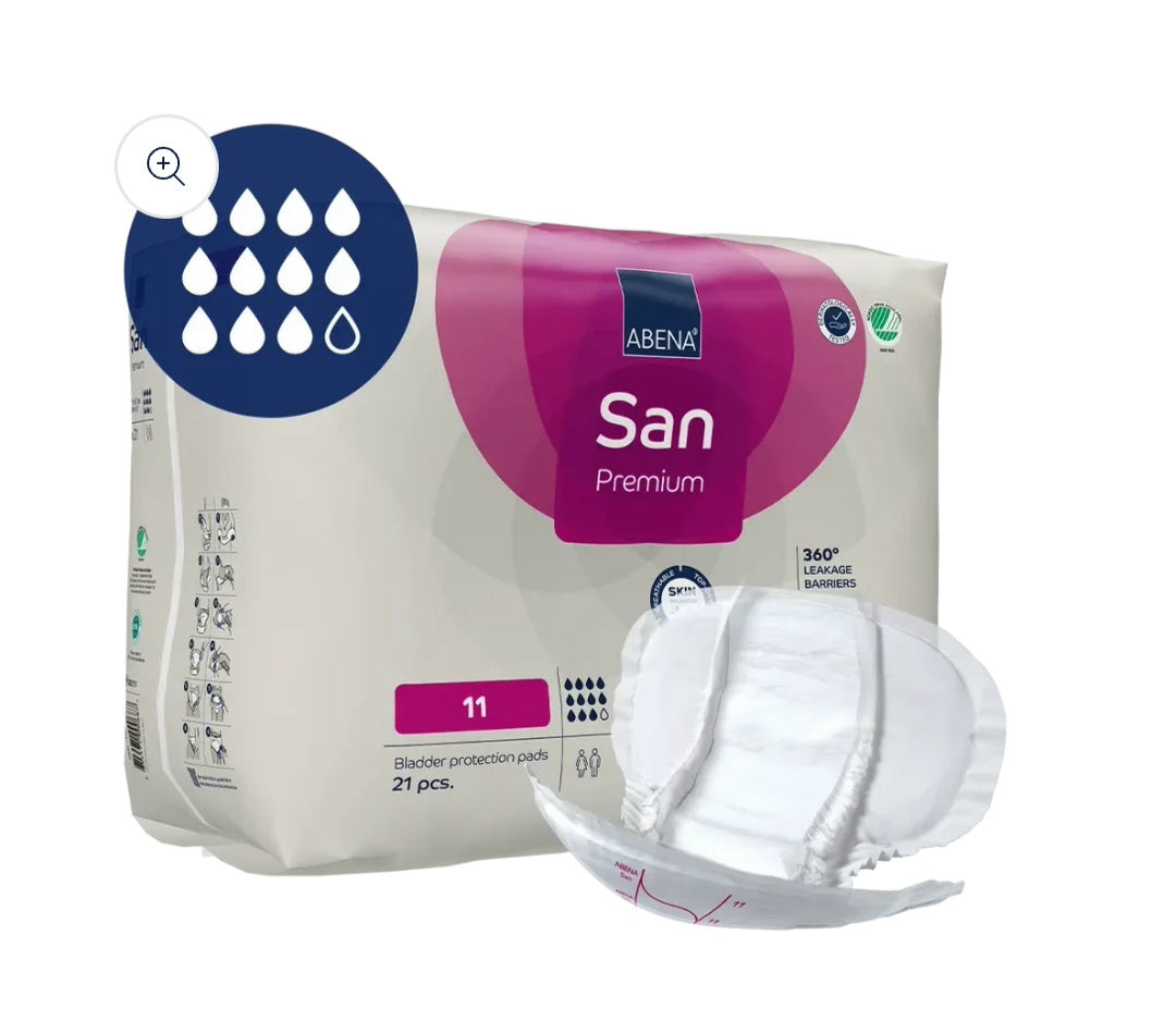ABENA San 11 Shaped Pad (3400ml) Bladder Proection Pads