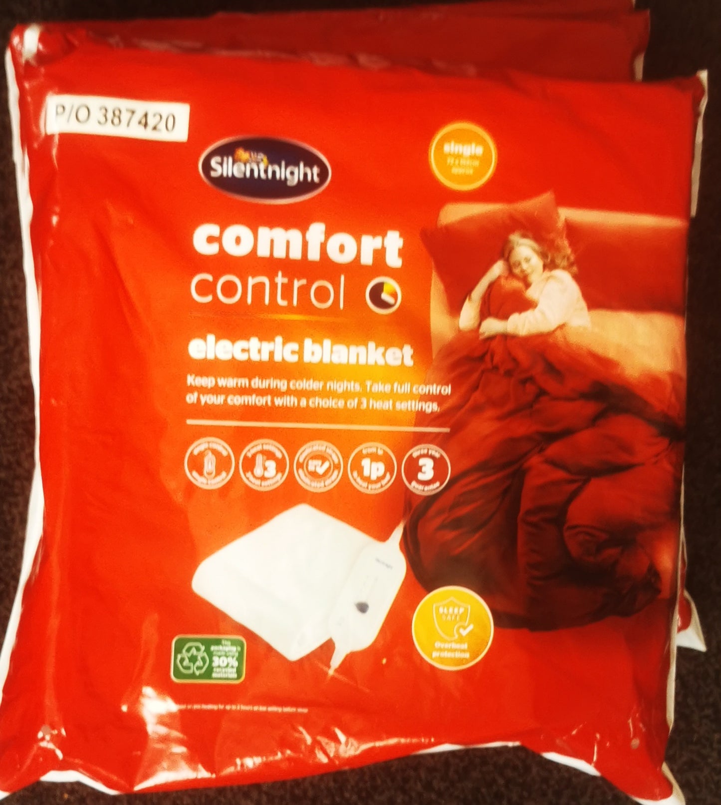 Silentnight Comfort Control Electric Underblanket - Single