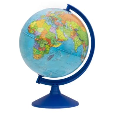 Exerz 30CM Educational World Globe Swivel Rotating Globe - Diameter 30cm
