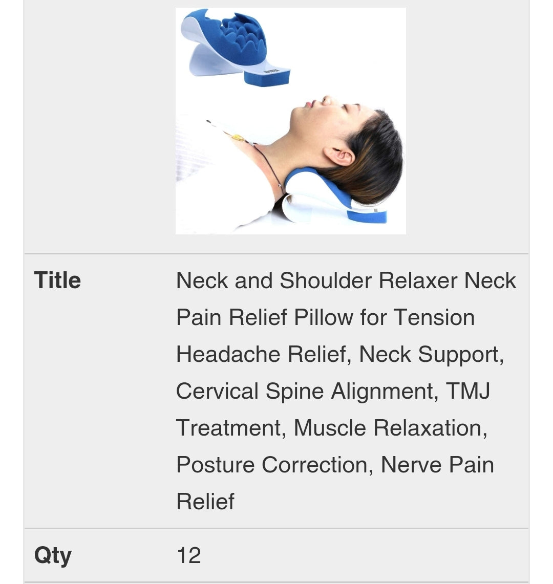 Neck & Shoulder Pain Relief Massage Pillow