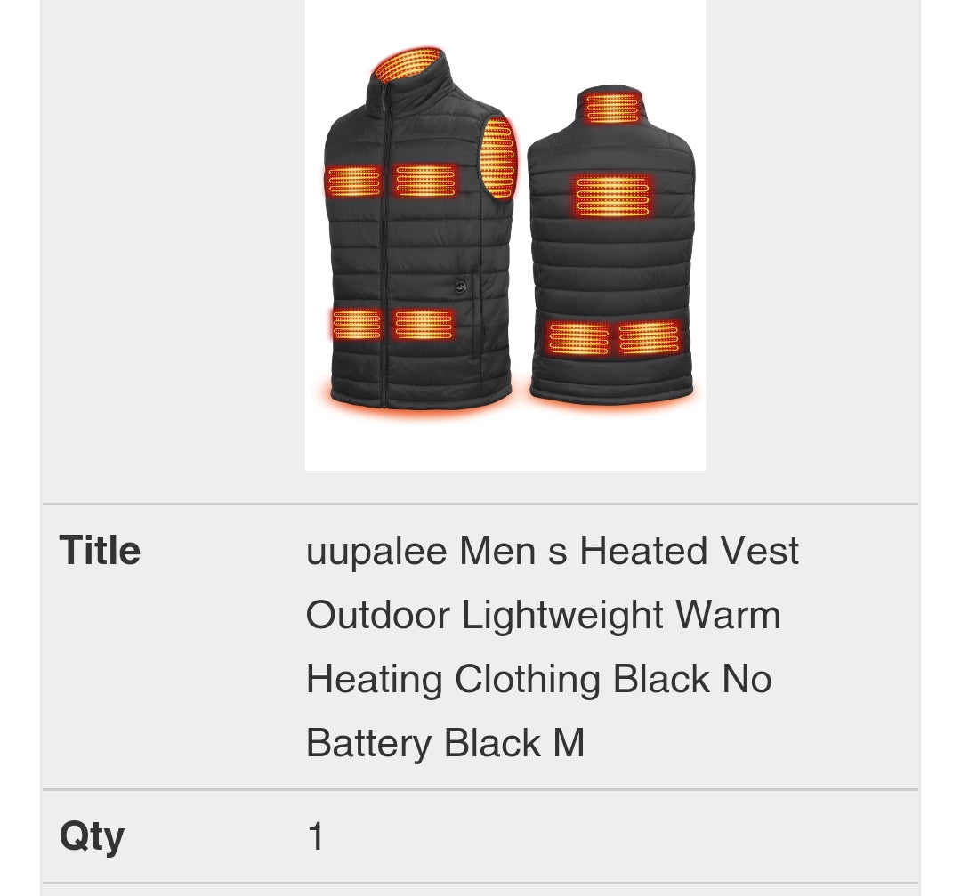 Men's Heated Vest - M