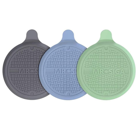 MR.SIGA Silicone Bathtub Stopper, Drain Stopper for Shower, Sink, 5.1" Diameter, 3 Pack