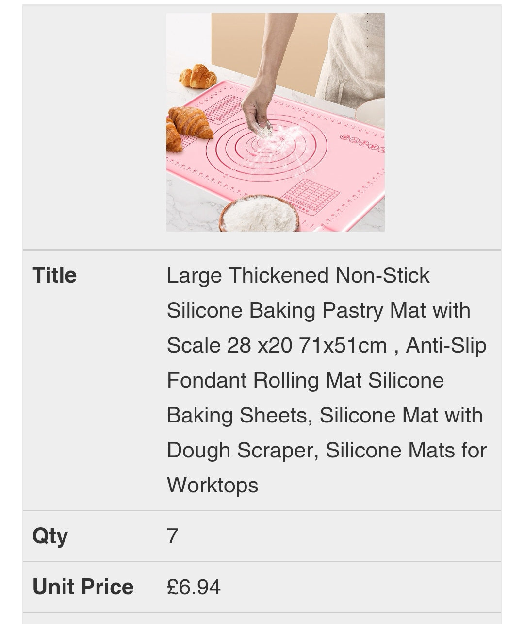 Large Thickened Non-Stick Silicone Baking Pastry Mat with Scale 28 x20 71x51cm , Anti-Slip Fondant Rolling Mat Silicone Baking Sheets, Silicone Mat with Dough Scraper,