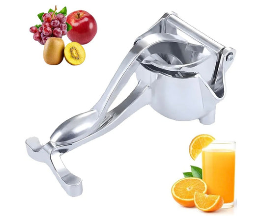 Xiciki Lemon Squeezers, Orange Squeezer, Silver Manual Juicer - Heavy Duty Citrus Press for Effortless Juicing, Easy Clean Design, Ultimate Freshness for Your Daily Vitamin Boost