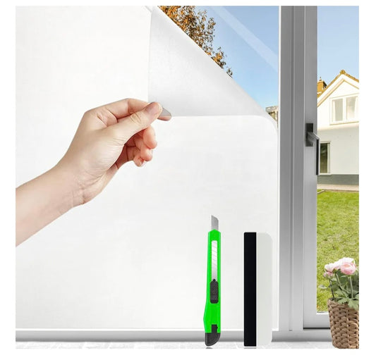Window Film Privacy Frosted Window Film 115X200Cm Reflective Window Film Bathroom Window Curtains Tinted Window Film For House Decorative Window Film
