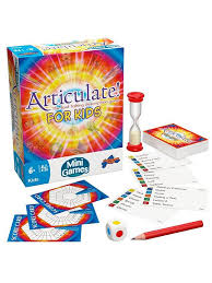 Articulate for kids travel mini game