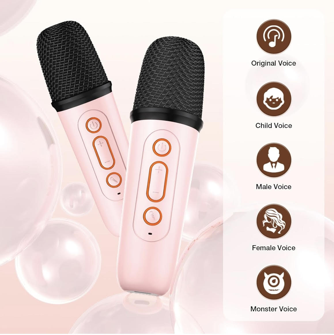 Portable Karaoke Machine For Kids With 2 Microphones