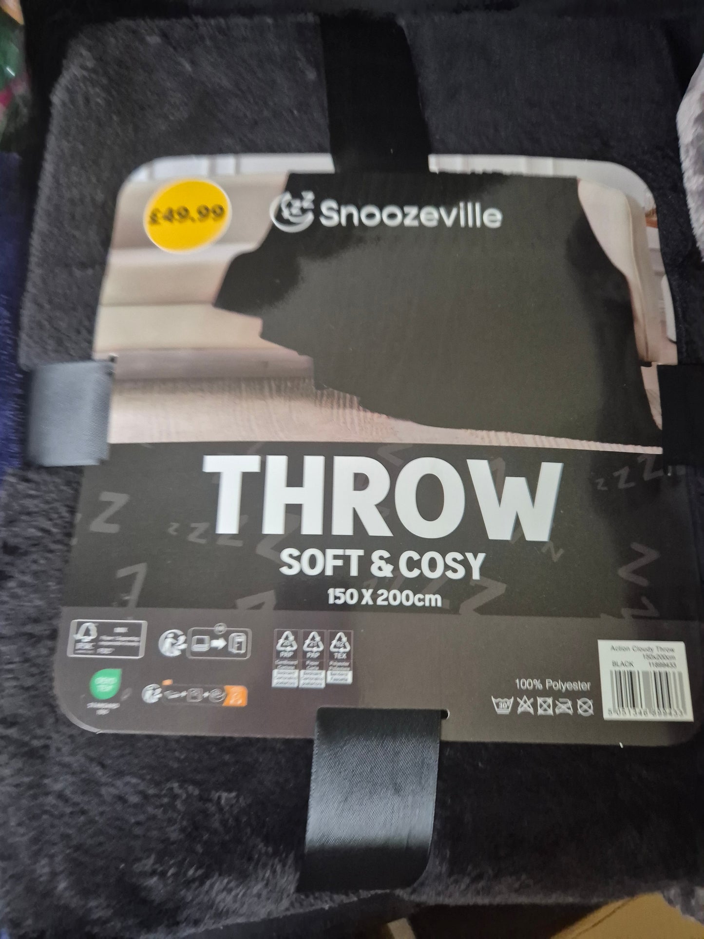 Snoozeville Cosy Cloud Throw Bundle 150cm x 200cm