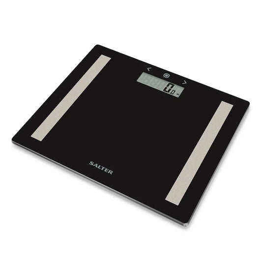 Salter Compact Black Glass Analyser Scale Digital