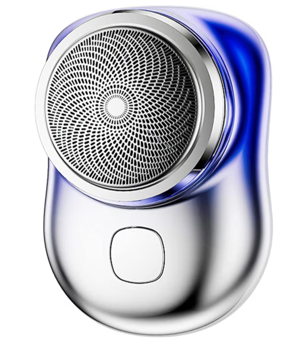 Portable Electric Shaver,Pocket Size,Wet and Dry Razor,USB Rechargeable Shaver Charging Easy One-Button Use Suitable for Travel (Blue)