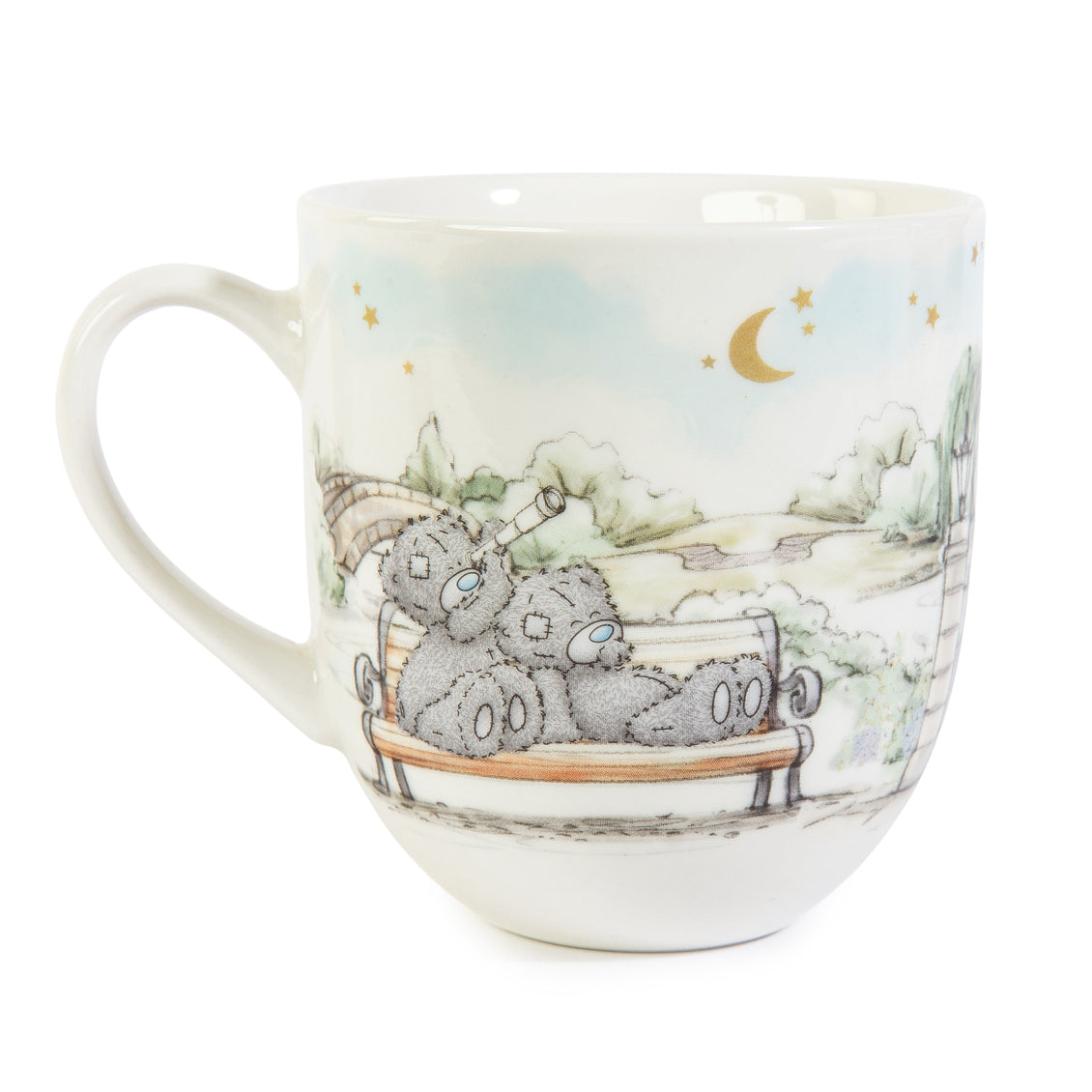 Me to You Tatty Teddy Luxury New Bone China 'Moon And Back' Mug For A Loved One - Presented In Foil Inlaid Gift Box - Signature Collection