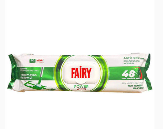 Fairy Power Floor Wipes 50 Pack 4 scents