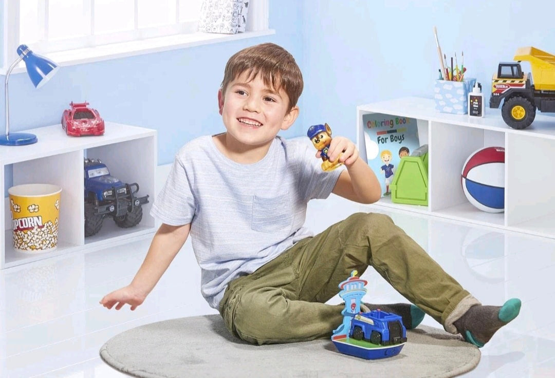PAW PATROL GOGLOW DREAM 3-IN-1 
NIGHTLIGHT SLEEP TRAINER WITH CHASE 
TORCH & SLEEP TIMER