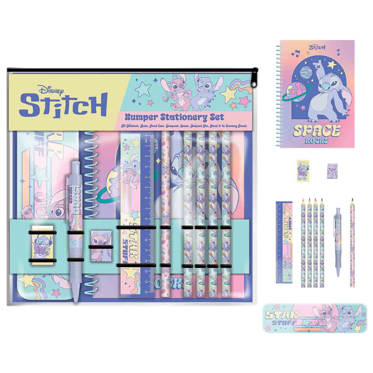 Lilo & Stitch Core Square Bumper Stationery Set
