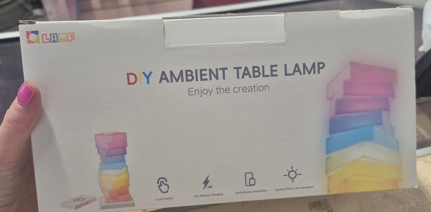 DIY Colour Changing Ambient Table Lamp with Phone Charger