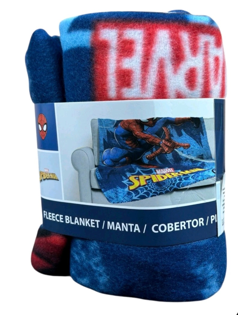 Official Marvel Spiderman Fleece Blanket 100x140cm