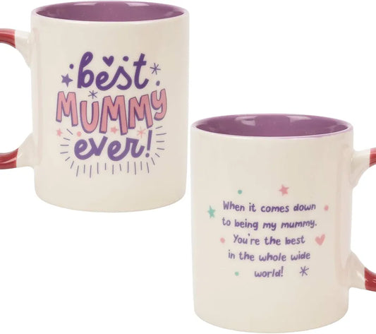 Bright and Cheerful China Mug Mother's Day Gift - Best Mummy Ever