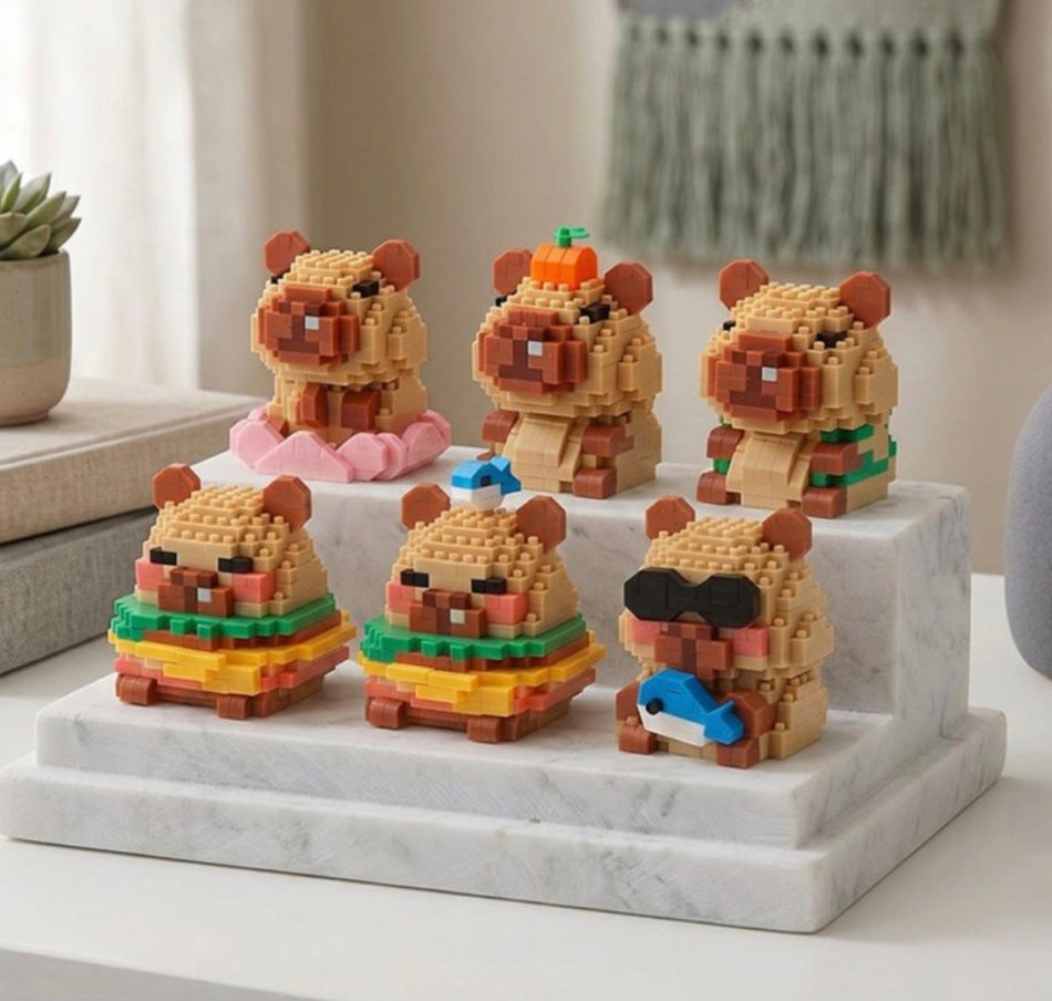 Mini Brick Capybara Assortment of 6