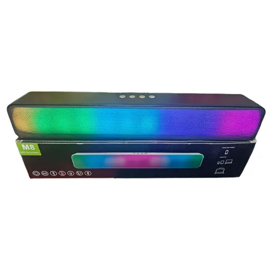 M8 Bluetooth Soundbar with LED Lights