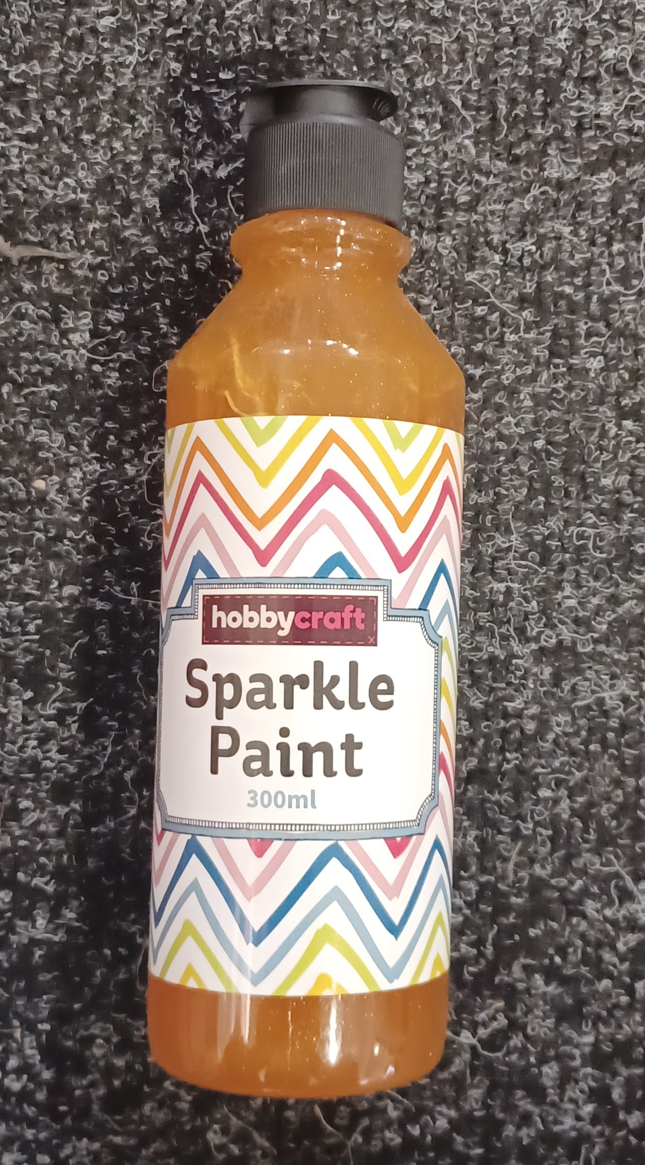300ml Orange Sparkle Paint