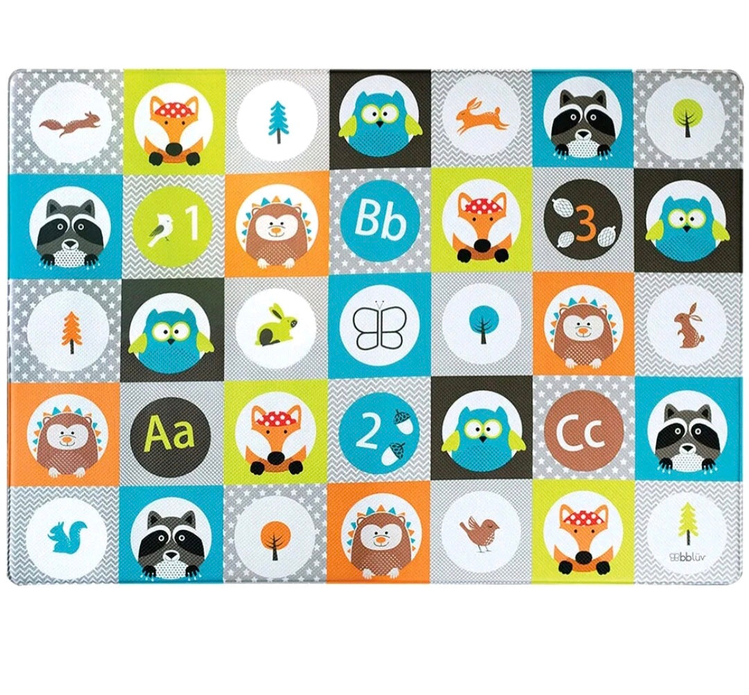 Children's BBluv Reversible Play Mat Hypoallergenic 2 designs