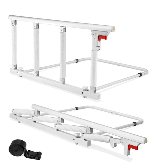 ALYCLIP Bed Rails for Elderly Adults Safety - Folding Bedside Assist Rail Handle for Elderly Adults, Surgery for Patients Preventing Falling Out of Bed, Fit King, Queen, Full & Twin 36.6"×15.8"