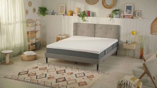 Emma Super King Light Grey Singature Beds with Tufted Headboard, 180x200